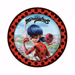 Assiettes Miraculous Ladybug x8