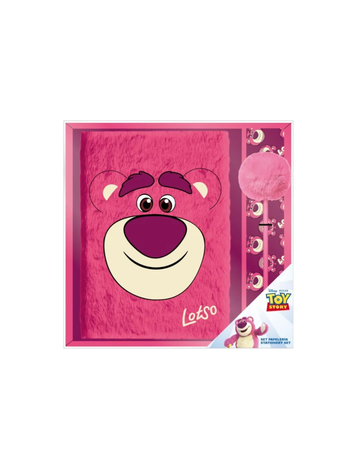 Carnet de notes Lotso peluche A5 + Stylo bille