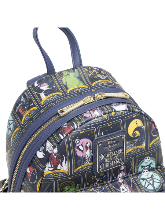 Sac à dos Allover print tarot l'étrange noël de Mr Jack LOUNGEFLY