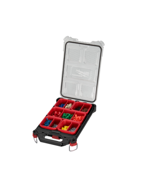 Organisateur Compact Slim PACKOUT Milwaukee 4932471065 : Stockage Efficace