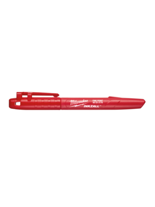 Marqueur Pointe Fine Rouge Milwaukee 48223170 – Écriture Ultra-Résistante sur Toutes Surfaces
