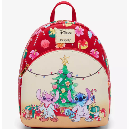 Sac à dos Holiday Tree Stitch & Angel LOUNGEFLY