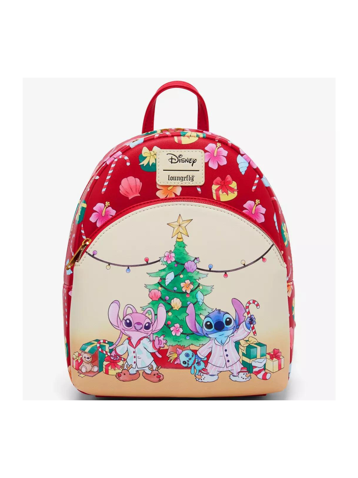 Sac à dos Holiday Tree Stitch & Angel LOUNGEFLY