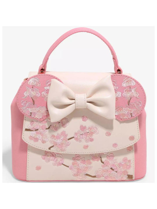 Sac à bandoulière Cherry blossom Ears Minnie Mouse LOUNGEFLY