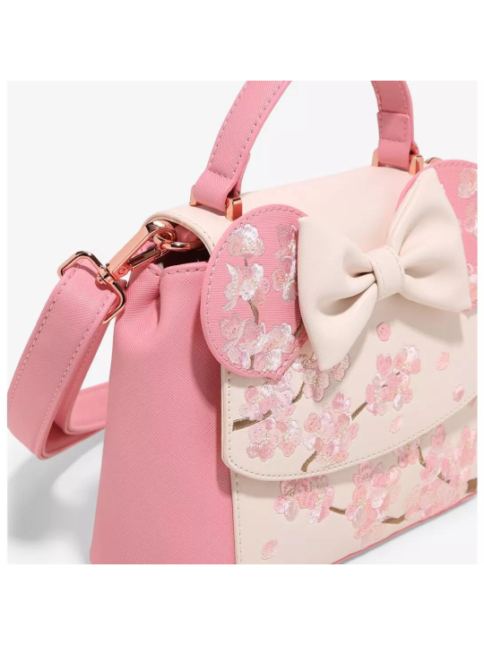 Sac à bandoulière Cherry blossom Ears Minnie Mouse LOUNGEFLY