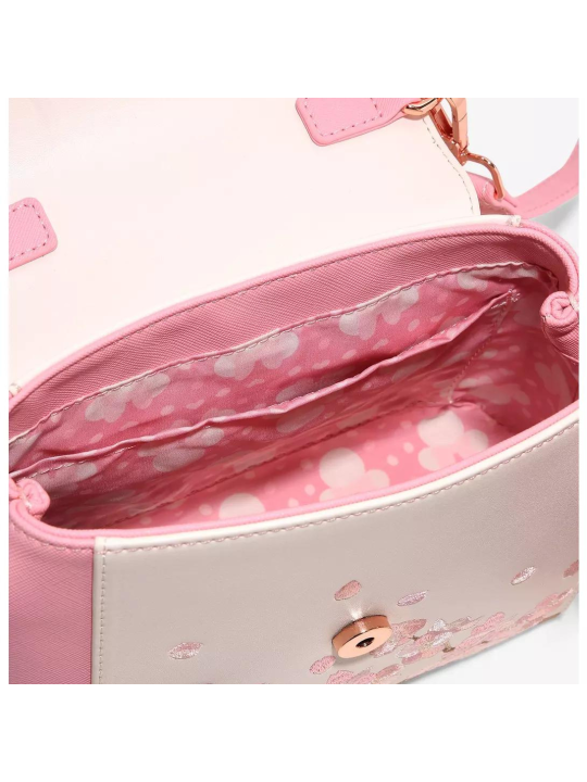 Sac à bandoulière Cherry blossom Ears Minnie Mouse LOUNGEFLY