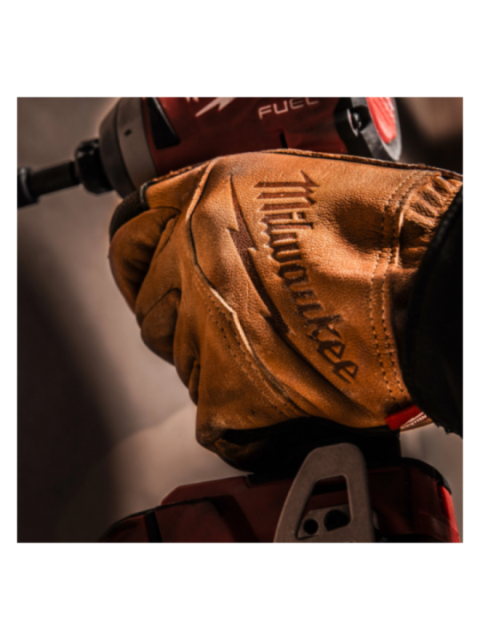 Gants en Cuir Milwaukee 493247812 - Confort et Durabilité