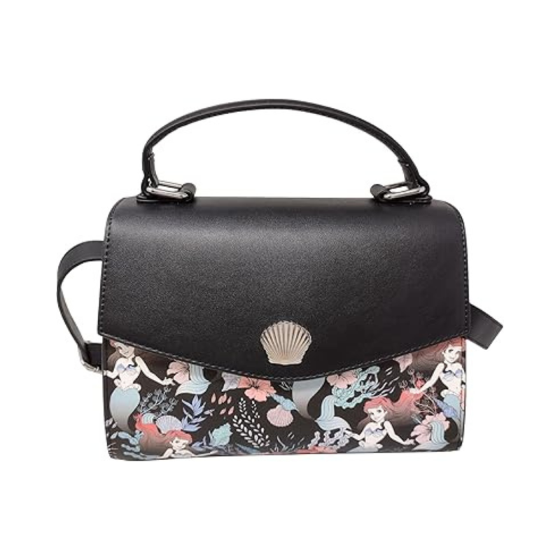 Sac à bandoulière floral print Ariel La Petite Sirène LOUNGEFLY