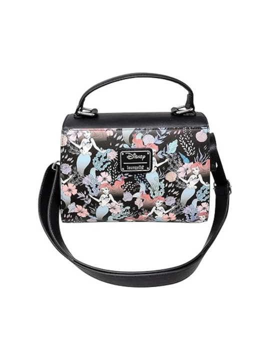 Sac à bandoulière floral print Ariel La Petite Sirène LOUNGEFLY
