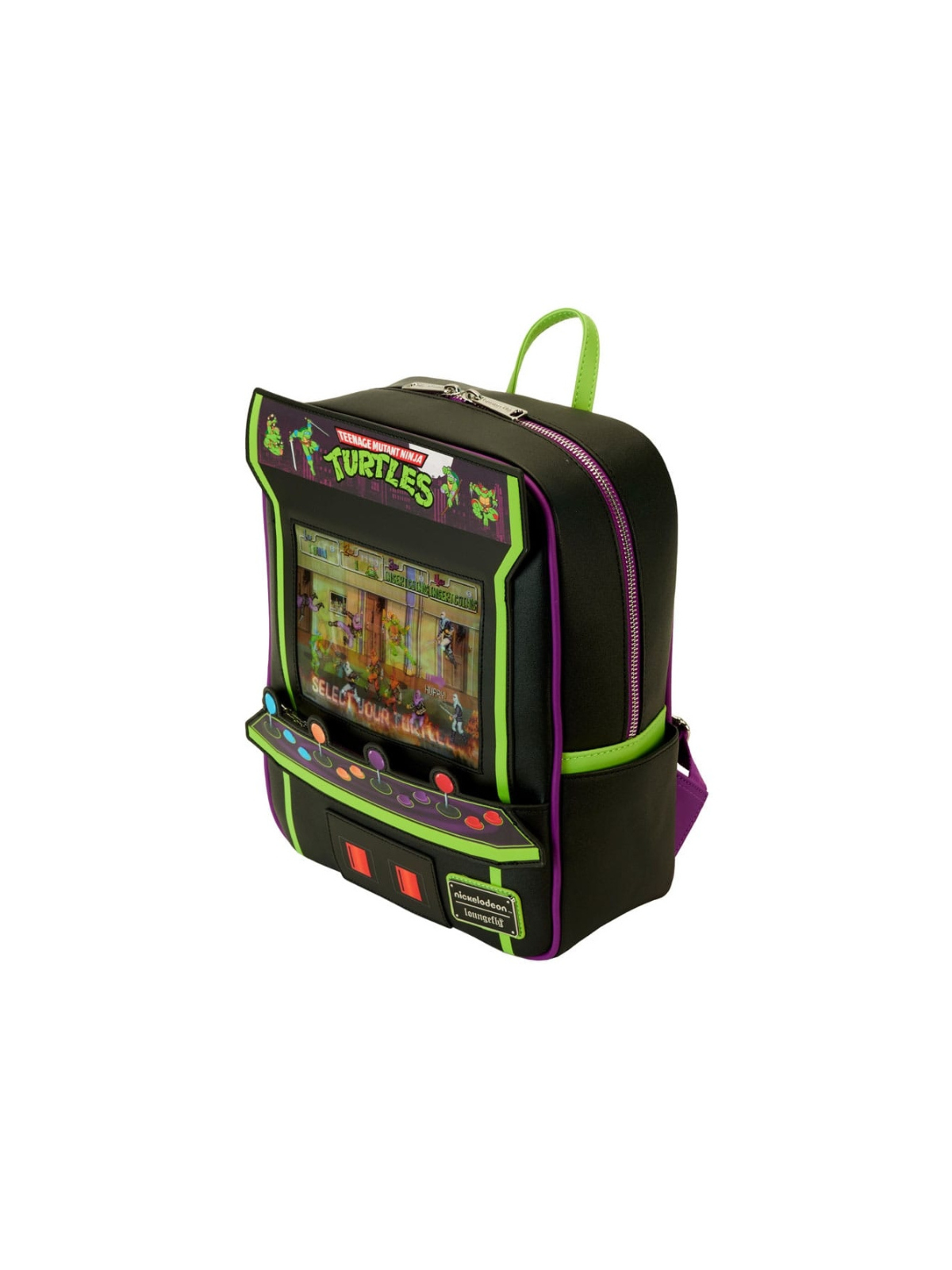 Sac à dos Vintage arcade Les tortues ninja LOUNGEFLY