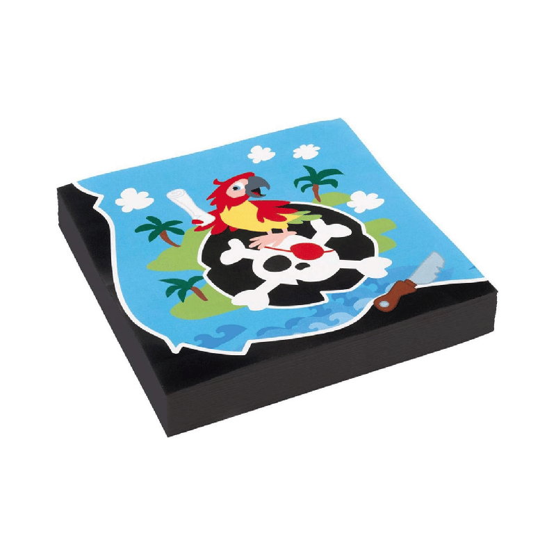 Serviettes papier Pirates x20 Amscan