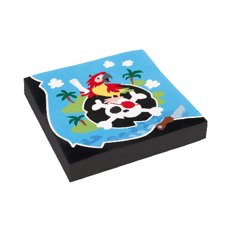 Serviettes papier Pirates x20 Amscan