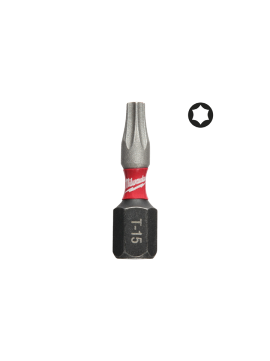 Embout Torx TX25 Shockwave 25mm Milwaukee - Robuste et Précis