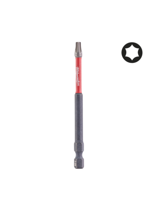 Embout Torx TX25 Shockwave 90mm Milwaukee - Longueur et Précision