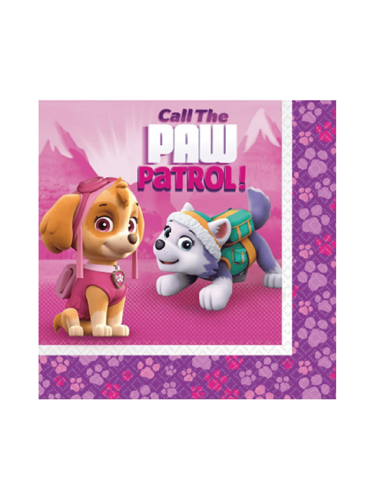 Serviettes Pat Patrouille x20 33 cm