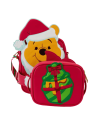Sac Bandoulière Santa Pooh Winnie et Porcinet Loungefly