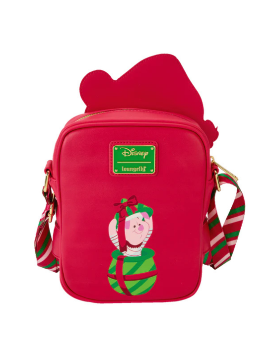 Sac Bandoulière Santa Pooh Winnie et Porcinet Loungefly