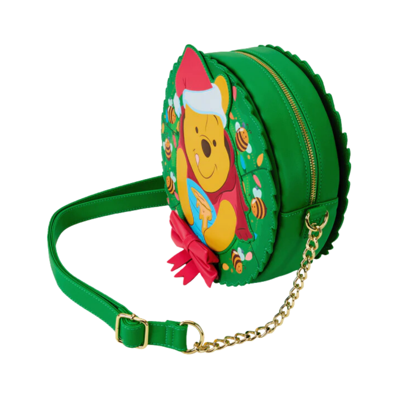 Sac bandoulière Stuck in Wreath Winnie l'Ourson Loungefly