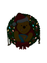 Sac bandoulière Stuck in Wreath Winnie l'Ourson Loungefly