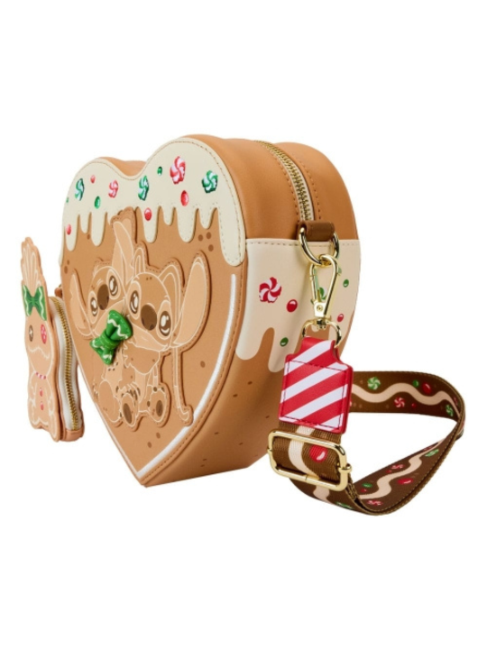 Sac à bandoulière Pain d'épices Angel & Stitch LOUNGEFLY