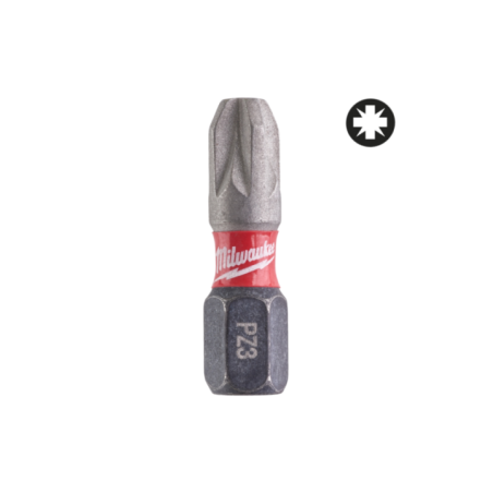 Embouts PZ3 SHW 25mm Milwaukee - Durabilité et Performance