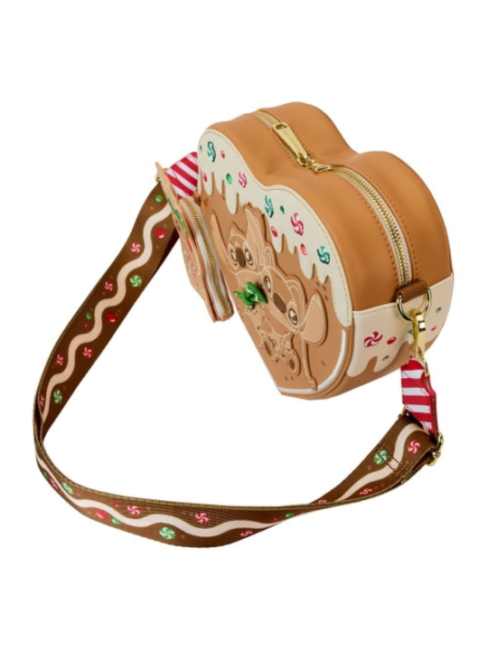 Sac à bandoulière Pain d'épices Angel & Stitch LOUNGEFLY