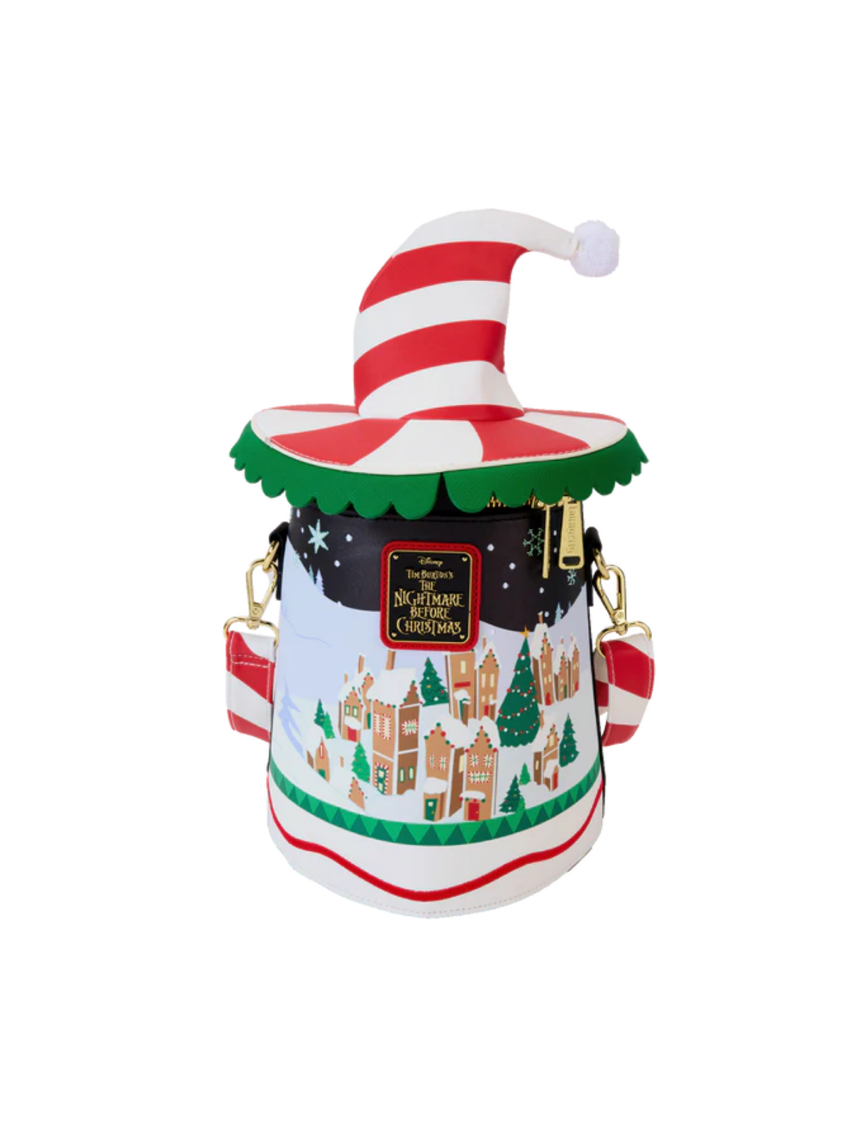 Sac Bandoulière Candy Cane Jack l'Etrange Noël de Mr Jack Loungefly