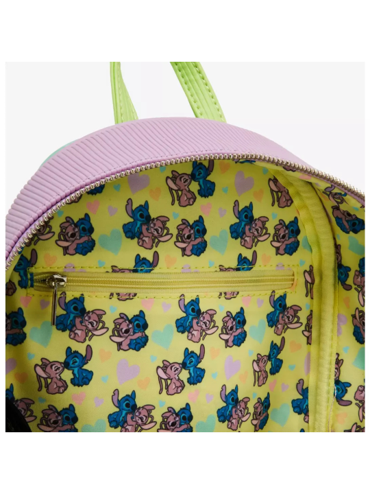 Sac à dos the series Angel and Stitch corduroy LOUNGEFLY