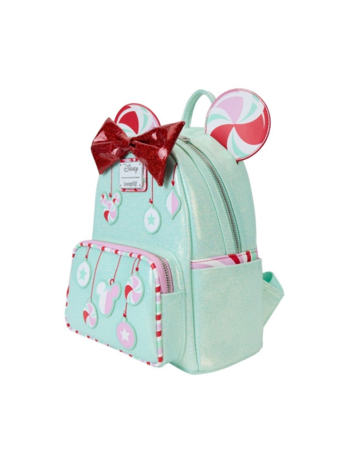 Sac à dos Holiday pepermint ornements Minnie Mouse LOUNGEFLY