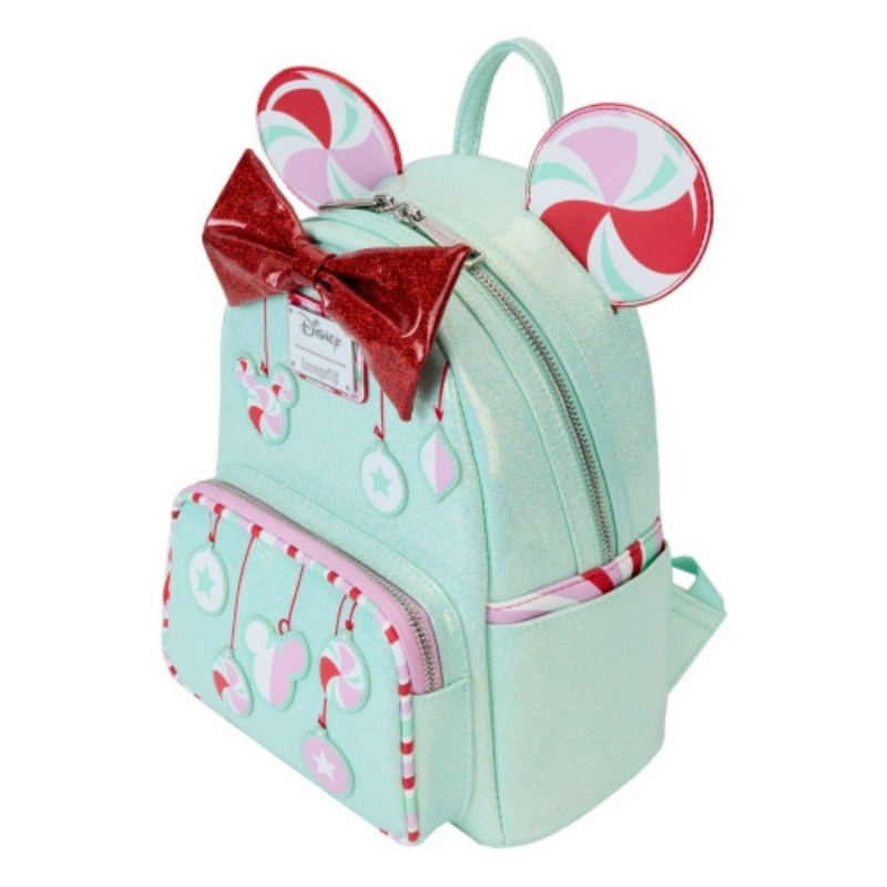 Sac à dos Holiday pepermint ornements Minnie Mouse LOUNGEFLY