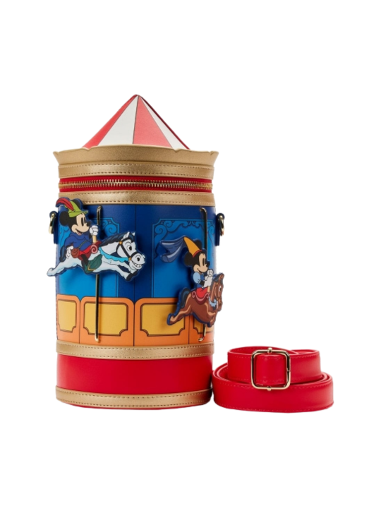 Sac Bandoulière Carrousel Mickey Minnie Brave Little Tailor Loungefly