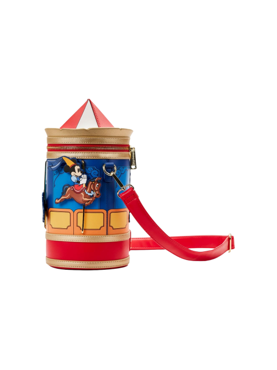 Sac Bandoulière Carrousel Mickey Minnie Brave Little Tailor Loungefly