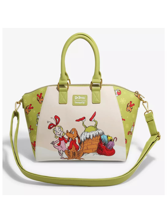 Sac à bandoulière Stole Christmas Cindy & Max Le Grinch LOUNGEFLY
