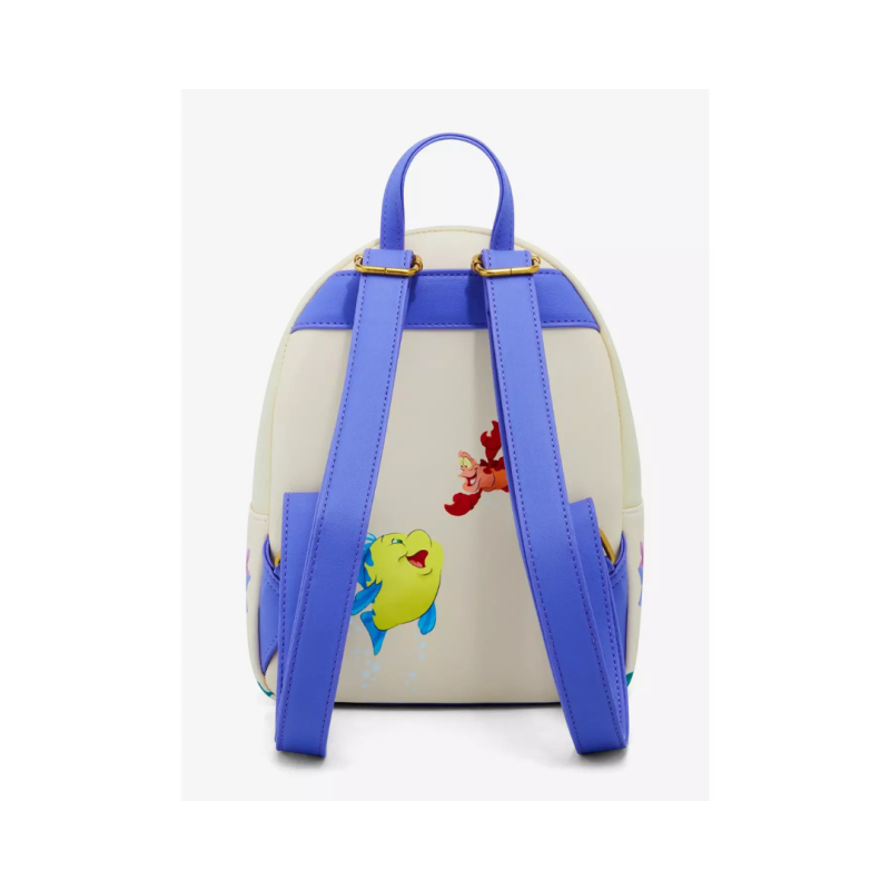 Sac à dos Ariel Sea flowers La petite sirène LOUNGEFLY