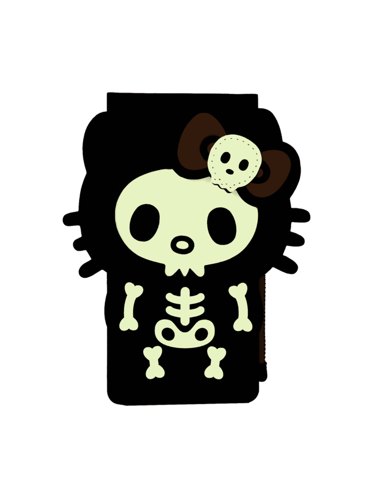 Porte cartes Skeleton costume Hello Kitty LOUNGEFLY