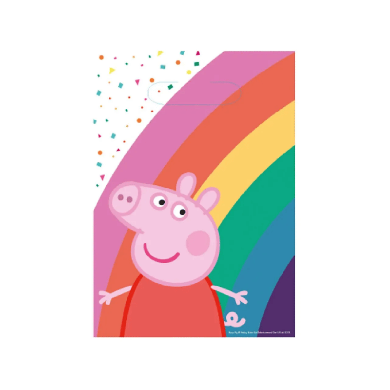 Sachets Bonbons en papier Peppa Pig x8 9906335