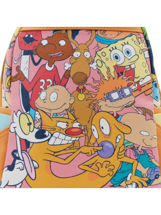 Sac à dos Nicks 90s color block Nickelodeon LOUNGEFLY
