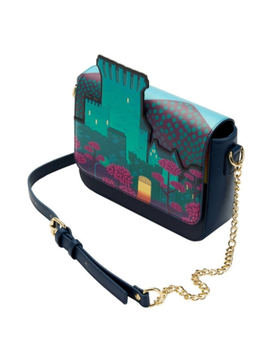 Sac à bandoulière princess castle série Rebelle LOUNGEFLY