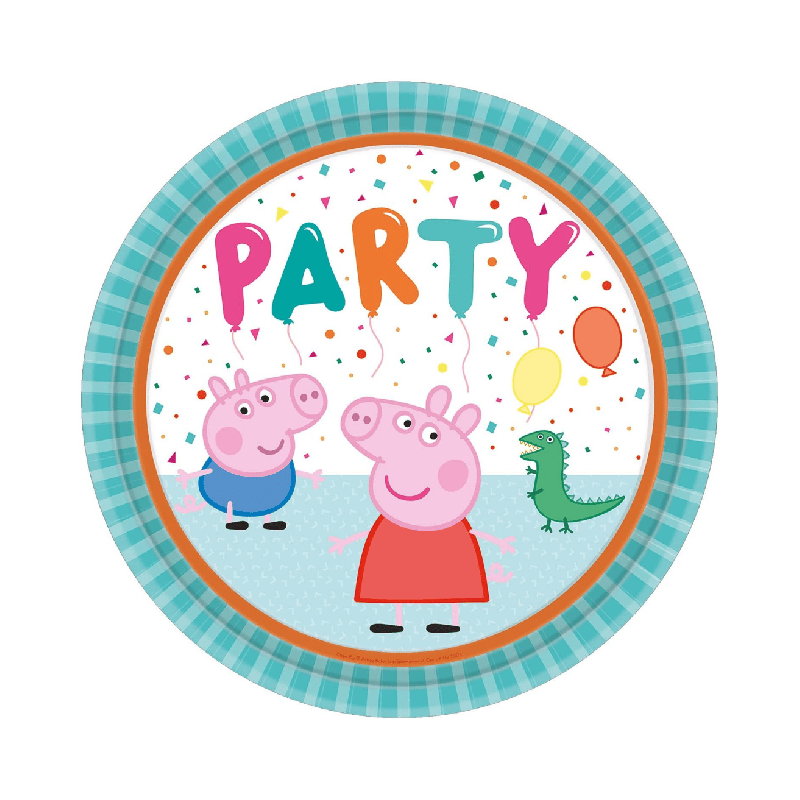 Assiettes carton Peppa Pig x8 9906329-66