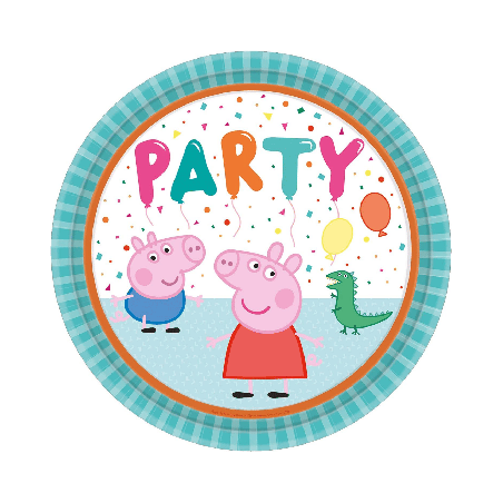 Assiettes carton Peppa Pig x8 9906329-66