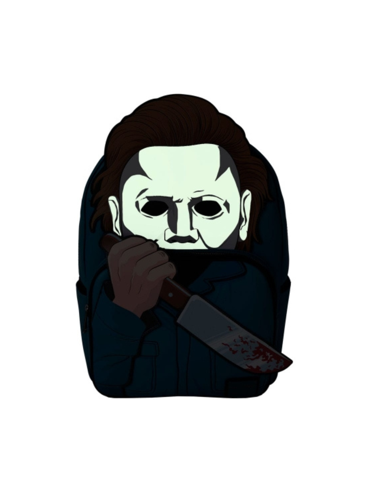 Sac à dos Mike Meyers cosplay Halloween LOUNGEFLY