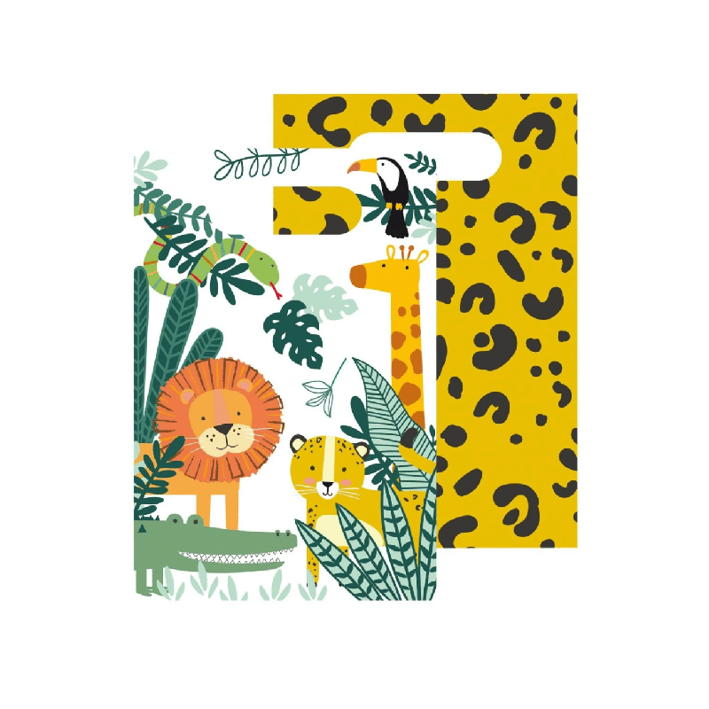 Sachets papier Bonbons Get Wild x8 9909354