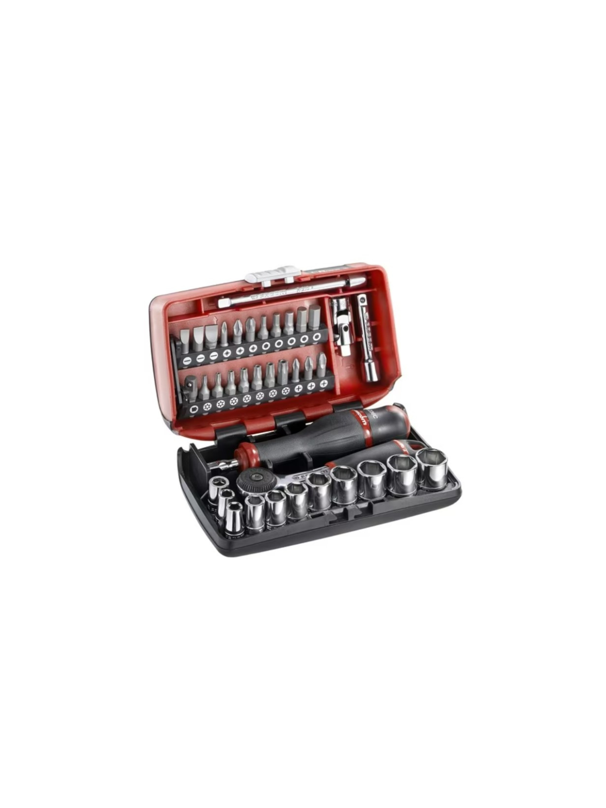 Coffret  douilles 1/4" 6 pans métrique et embouts 38 pcs- FACOM R2NANOPB