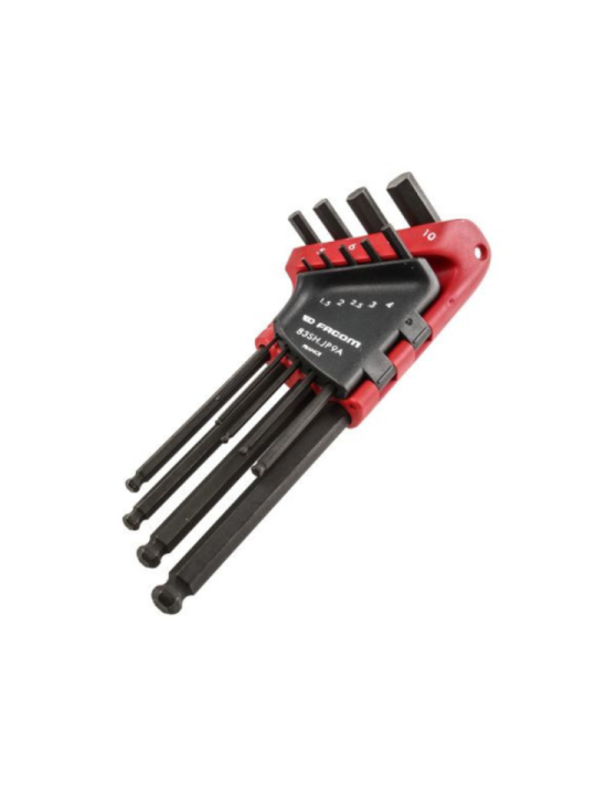 Jeu de 9 clés mâles longues  6 pans  FACOM 83SH.JP9A