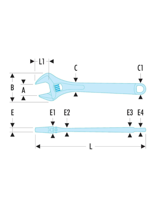 Clé à molette - Facom 101.10
