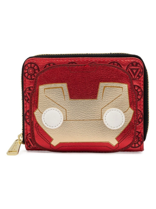 Portefeuille Pop! Iron man head LOUNGEFLY