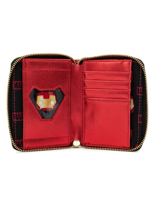 Portefeuille Pop! Iron man head LOUNGEFLY
