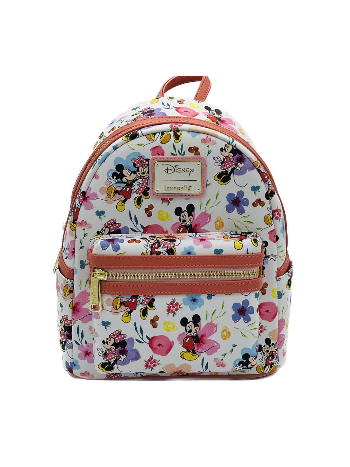 Sac à dos Minnie & Mickey floral LOUNGEFLY