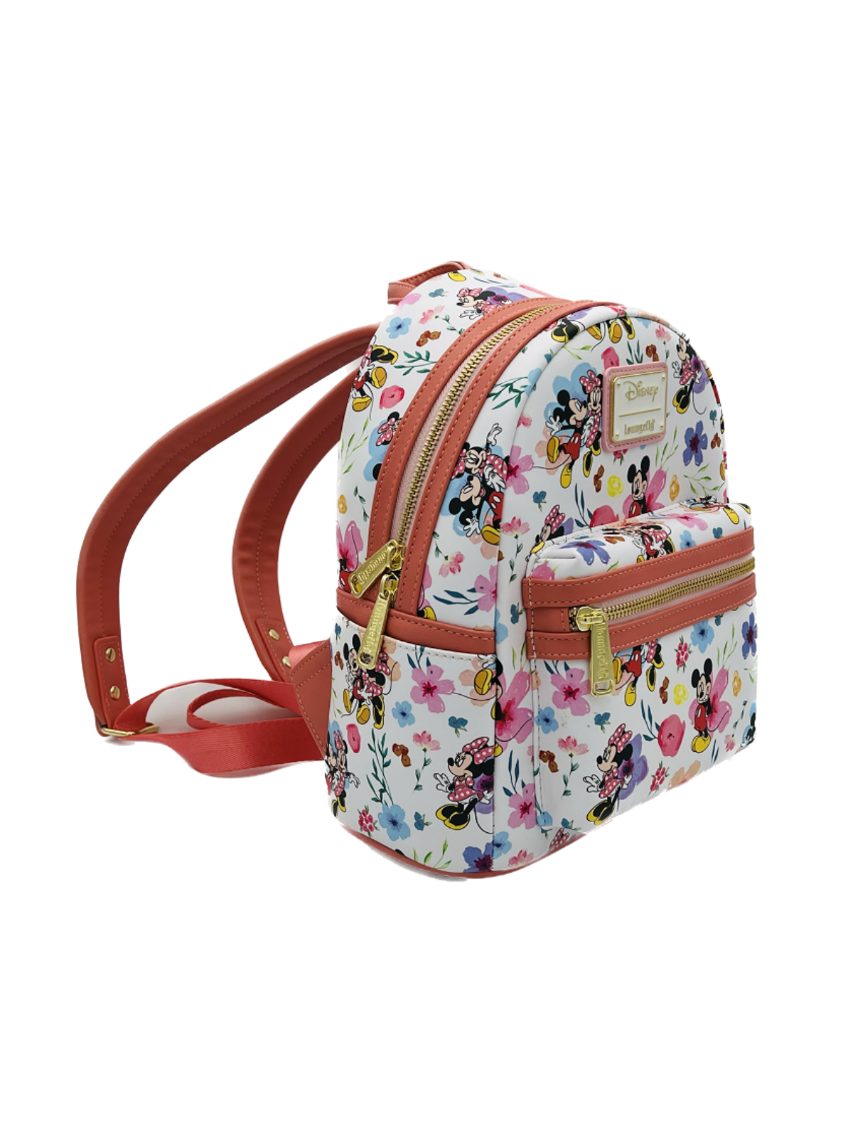 Sac à dos Minnie & Mickey floral LOUNGEFLY