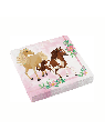 Serviettes en papier cheval rose x20 990876
